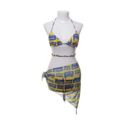 Zwemset (Geel, Blauw) Elastaan, Polyester