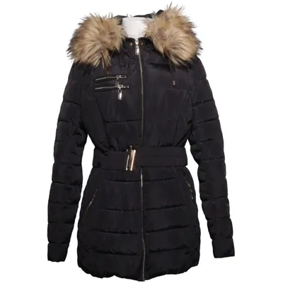 Winterjas (Zwart) van Roco Baroco Katoen, Polyester