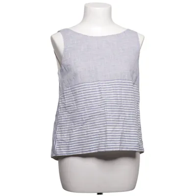 Top (Blauw, Wit) van Miniature Katoen
