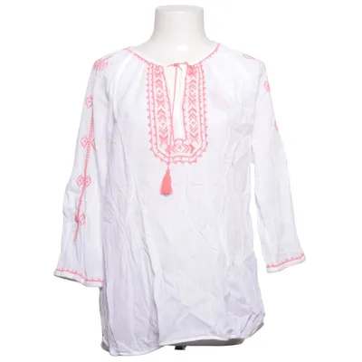 Bluse (Hvid, Pink) fra Woman by Tchibo Bomuld