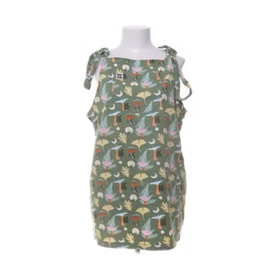 Dungaree dress (Green, Multicolored) from Lucy & Yak Organic cotton, Elastane