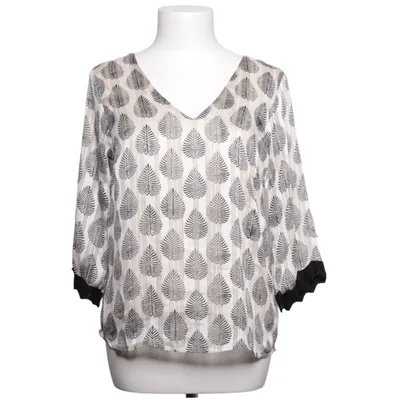 Blouse (Wit, Zwart) van La Fée Maraboutée