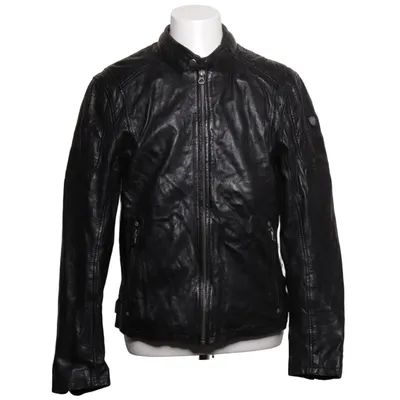 Leren jack (Zwart) van Gipsy Katoen, Leer, Polyester