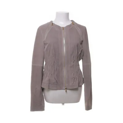 Leren jack (Grijs) van Escada Acetaat, Leer