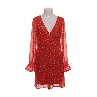Klänning (Röd, Vit) från H&M Polyester