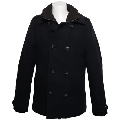 Erwt jas (Zwart) van Petrol Industries Polyester, Wol