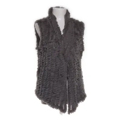 Bont gilet (Grijs) van San Antonio Acryl, Konijnenbont, Wol