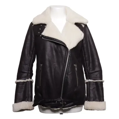 Veste en peau de mouton retournée (Noir, Blanc) de Review Polyester