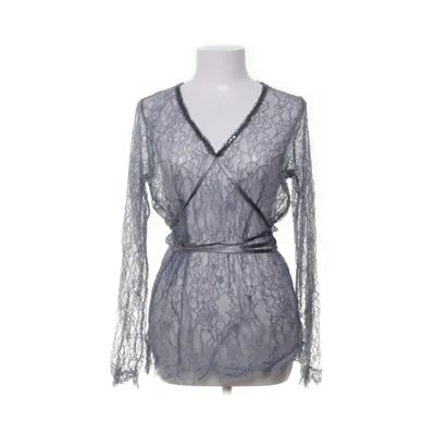 Wrap blouse (Blue) from Avoca Anthology Nylon
