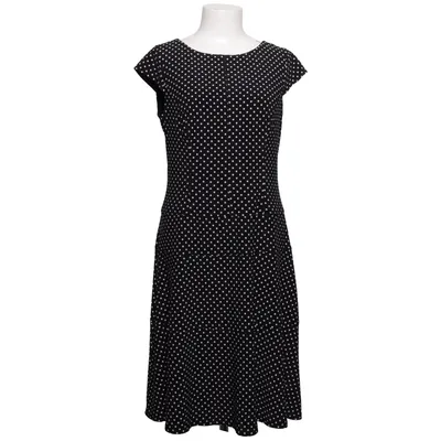 Robe (Noir, Blanc) de Anne Klein Élasthane, Polyester