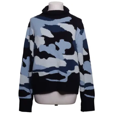 Trui (Blauw, Zwart, Wit, Meerkleurig) van Allude Kasjmier, Wol