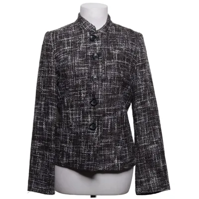 Blazer (Schwarz, Weiß) von Joy Acetat, Acryl, Metallfaser, Polyester