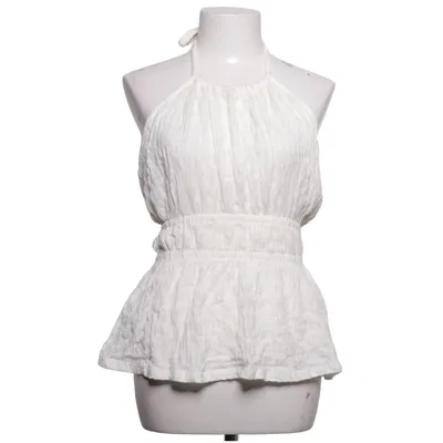 Halternecktopp (Vit) från Gina Tricot Bomull, Elastan, Polyester