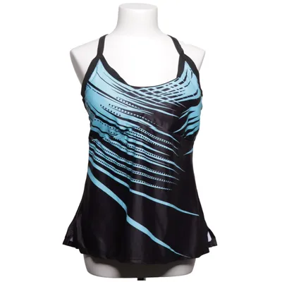 T-shirt de natation (Noir, Bleu)