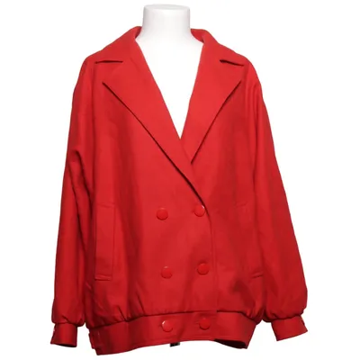 Jacket (Red) from KappAhl Polyamide, Wool