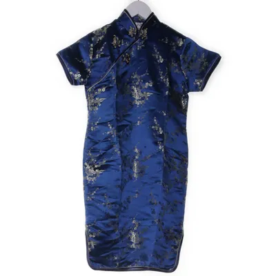 Cheongsam (Blå, Flerfärgad) från Peach
