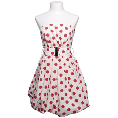 Cocktailklänning (Vit, Röd) från ONLY True Collection Bomull, Polyester