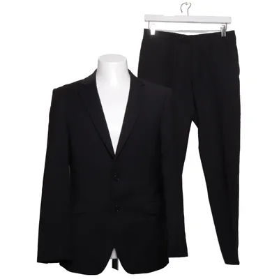 Suit (Black) from Felix W Polyester, Viscose, Wool