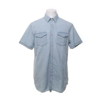 Short sleeve shirt (Blue) from Originals by Jack & Jones Cotton