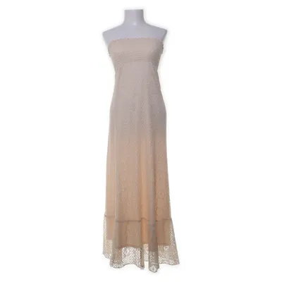 Maxi dress (Beige) from XXI Cotton, Polyester