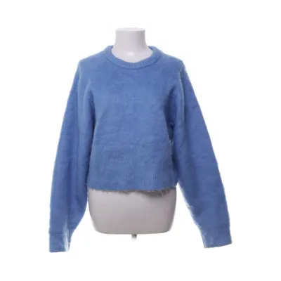 Tröja (Blå) från H&M Premium Quality Elastan, Mohair, Polyamid, Ull