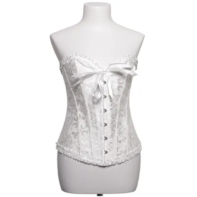 Corset (White) from Vaacodor Cotton, Elastane, Polyester