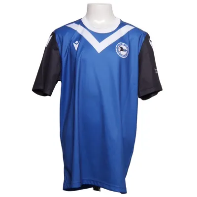 Football jersey (Blue, White, Black) from Macron Polyester