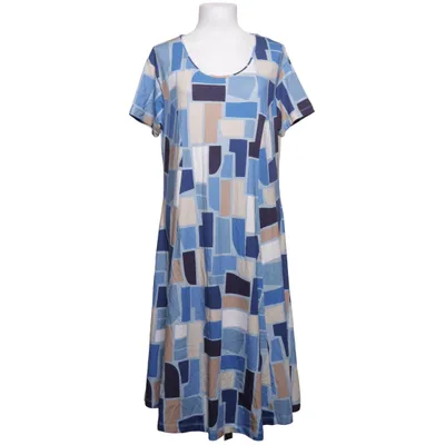 Klänning (Blå, Beige, Flerfärgad) från Mansted Bomull, Elastan, Modal