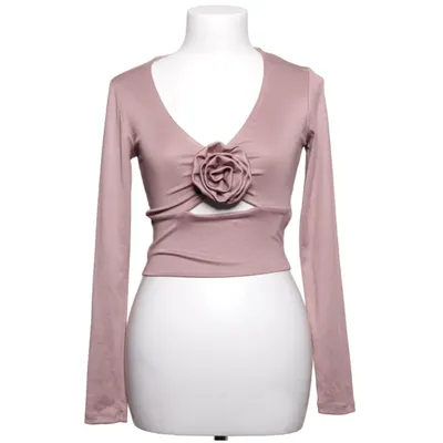 Crop top (Rosa) från Amisu Elastan, Polyester