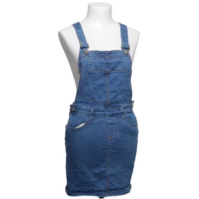 Hängselklänning (Blå) från Denim Club Bomull, Elastan, Polyester