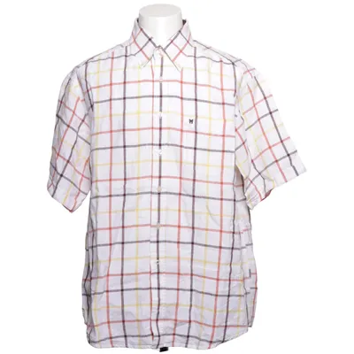Korte mouwen shirt (Wit, Bruin, Geel, Meerkleurig) van Mephisto Linnen