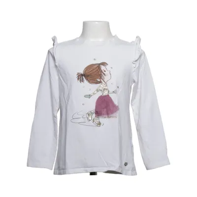 Langarmshirt (Weiß) von A Punto. Baumwolle, Elasthan