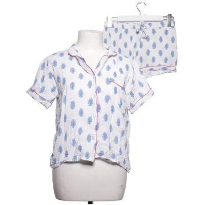 Pyjamas (Vit, Blå) från Natura Bomull