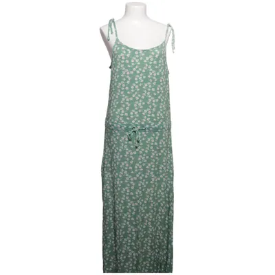 Maxikleid (Grün, Weiß, Pink) von Babauba Elasthan, Viskose