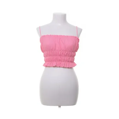 Crop top (Rosa) från Bershka Elastan, Polyester