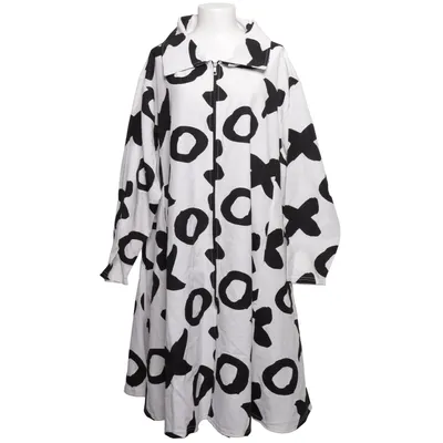 Blousejurk (Zwart, Wit) van AKH Fashion Katoen, Viscose