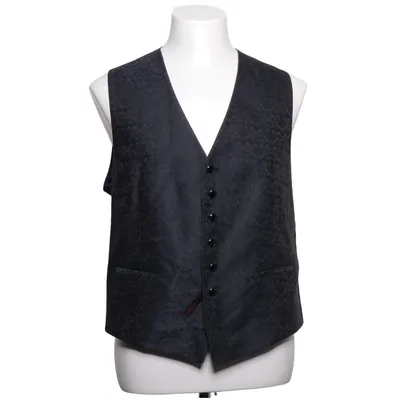 Suit vest (Blue) from Wilvorst Polyester, Viscose
