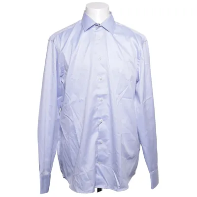 Shirt (Blauw) van Van Laack Katoen
