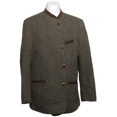 Kavaj (Grön, Brun) från Meindl Acetat, Skinn, Polyester, Viskos, Ull