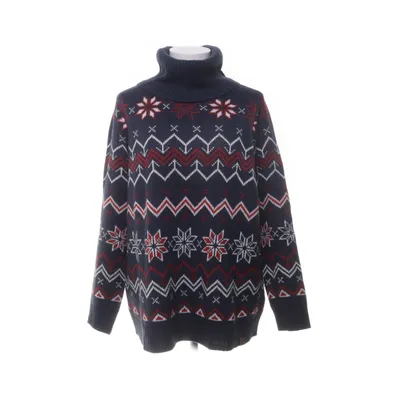 Turtleneck (Blue, Multicolored) from John Baner Acrylic