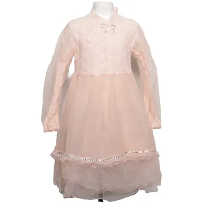 Bloemenmeisjes jurk (Roze) van Luleya Polyester