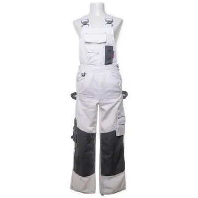 Overalls (Hvid, Grå) fra Fristads Kansas Bomuld, Polyester
