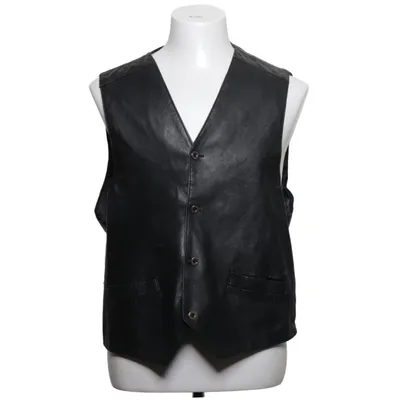 Läderväst (Svart) från Zara Leather Collection