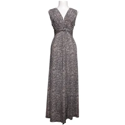 Maxi jurk (Beige, Zwart, Grijs) van Maille Demoiselle Elastaan, Polyester
