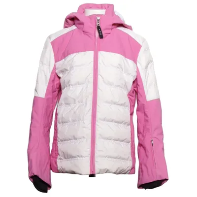 Skijacke (Pink, Weiß) von Bogner Daune, Feder, Polyamid, Polyester, Polyurethan