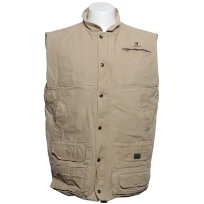 Outer vest (Beige) from Woodline Cotton