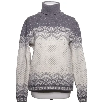 Turtleneck (Grå, Hvid) fra Natural Style Uld