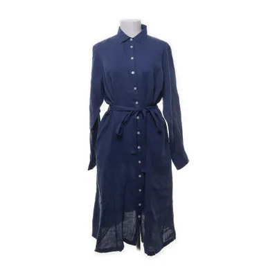 Shirt dress (Blue) from Newhouse Linen