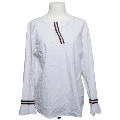 Blouse (Wit) van Dine'n' Dance Katoen, Elastaan