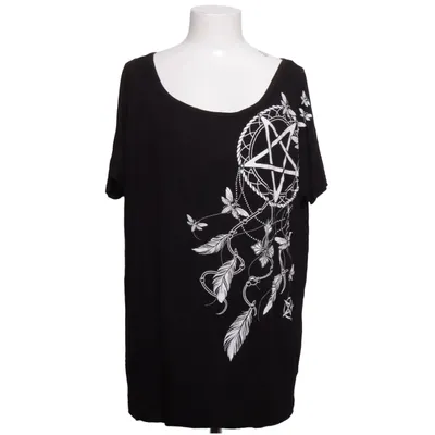 Haut (Noir, Blanc) de Gothicana by EMP Élasthane, Viscose